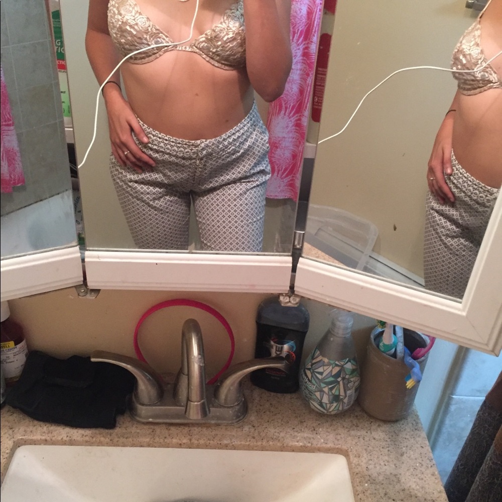 Patterned business pants